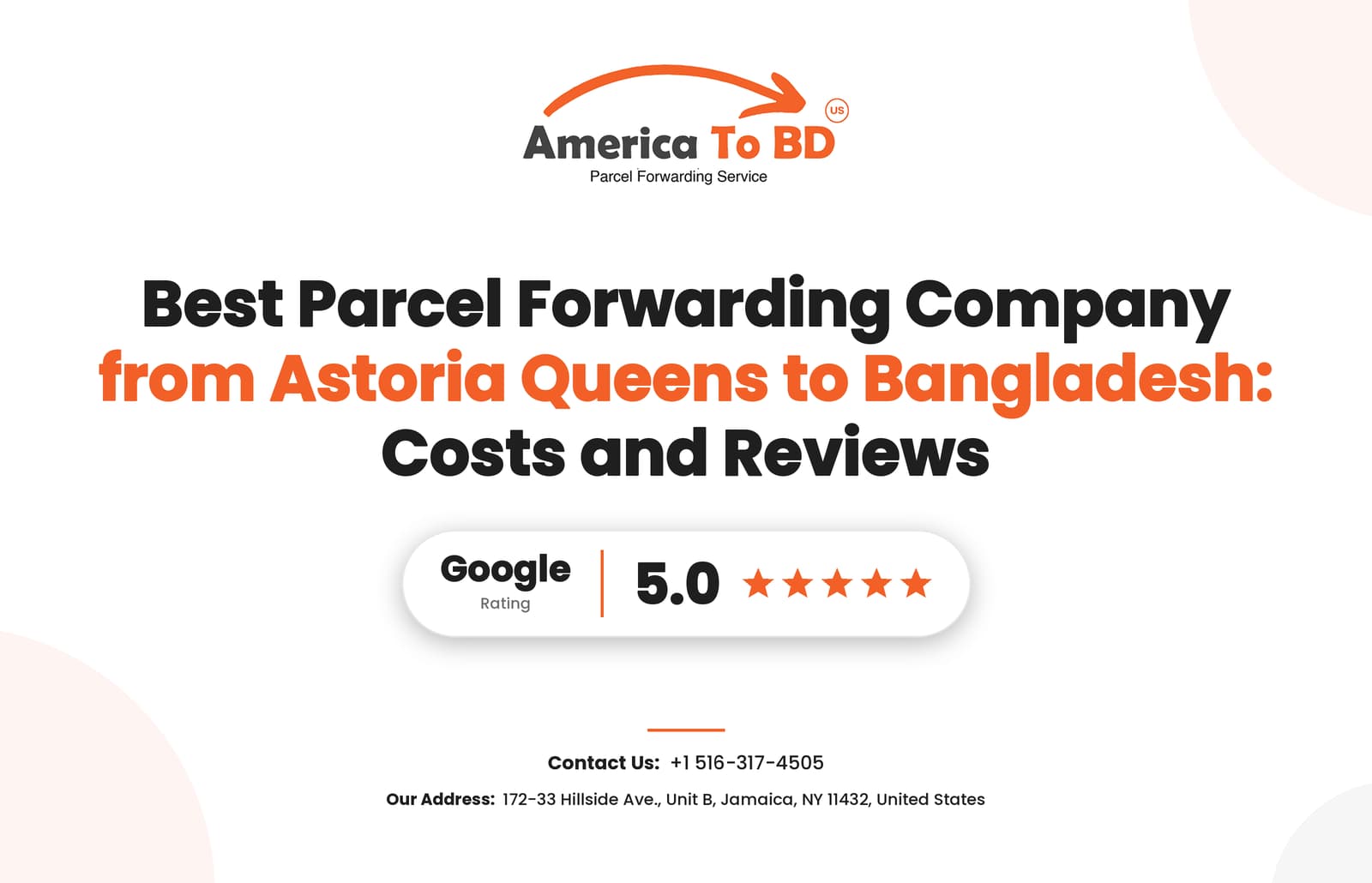 Trusted forwarding services for Astoria Queens residents shipping to Bangladesh. Compare warehouse proximity, cost per pound, and live tracking.