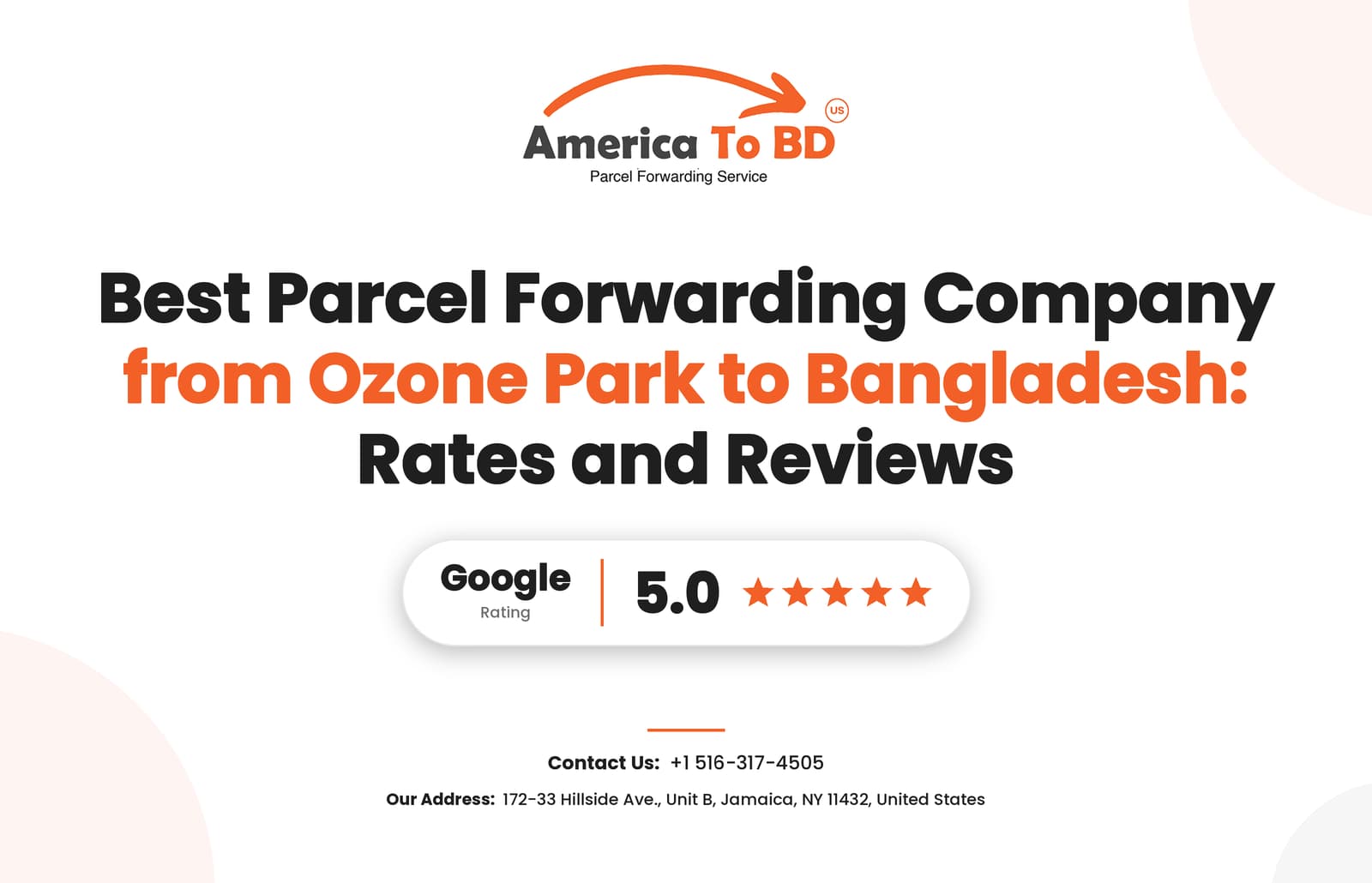 Forwarding ozone park bangladesh and delivery reliability customer feedback